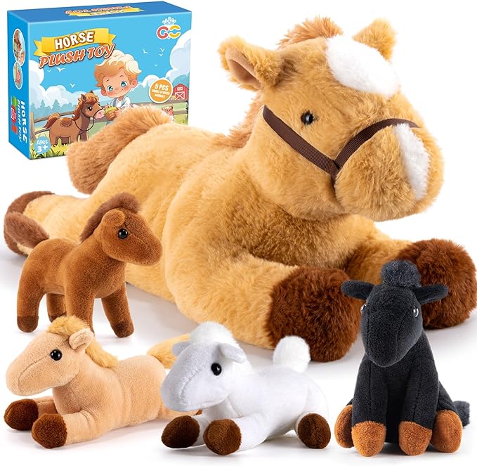 caballo-y-potros-peluche caballo y potros peluche